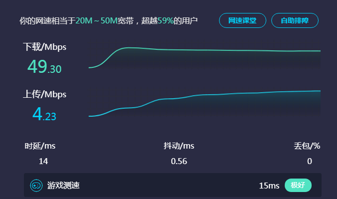 怎么测试上行速度?